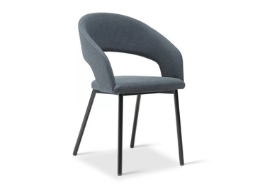 CELINE 705 - Upholstered fabric chair with armrests by Origins 1971 - view 2